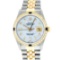 Rolex 18K Two-Tone 1.00 ctw Diamond and Sapphire DateJust Men's Watch