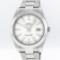 Rolex Stainless Steel White Index DateJust Men's Watch