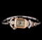 Beleco 14KT Two-Tone Gold Diamond Ladies Vintage Watch