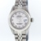 Rolex Stainless Steel Silver Roman DateJust Ladies Watch
