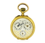 Antique Brevet N171 Pocket Watch - 18KT Yellow Gold
