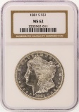 1881-S NGC MS62 Morgan Silver Dollar