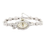 1.06 ctw Diamond Longines Lady's Wrist Watch