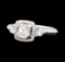 1.20 ctw Diamond Ring - 14KT White Gold