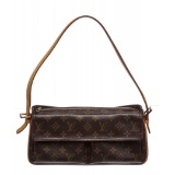 Louis Vuitton Monogram Canvas Leather Viva Cite MM Bag