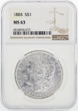 1888 NGC MS63 Morgan Silver Dollar