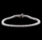 14KT White Gold 4.62 ctw Diamond Tennis Bracelet