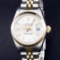 Rolex Two-Tone Silver Stick DateJust Ladies Watch