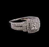 0.55 ctw Diamond Ring - 10KT White Gold