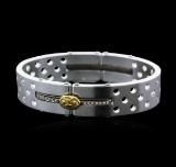 Sauro Stainless Steel Bangle Bracelet