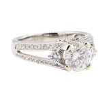 2.17 ctw Diamond Ring - 14KT White Gold