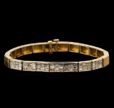 14KT Yellow Gold 3.35 ctw Diamond Bracelet