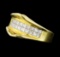 0.80 ctw Diamond Ring - 14KT Yellow Gold
