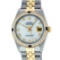 Rolex Two Tone Sapphire and Diamond DateJust Men's Watch