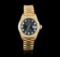 Rolex President 18KT Gold Diamond DateJust Ladies Watch