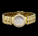 Chopard 18KT Yellow Gold 5.00 ctw Diamond Ladies Watch