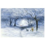 Winter Walk by Ellenshaw (1913-2007)