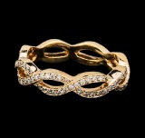 0.75 ctw Diamond Eternity Ring - 14KT Rose Gold