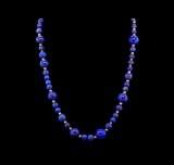 Lapis Necklace - 14KT Yellow Gold