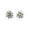 4.06 ctw Diamond Earrings - 14KT White Gold