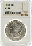 1884-O NGC MS64 Morgan Silver Dollar