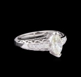 1.16 ctw Diamond Ring - 14KT White Gold