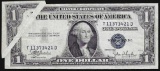 1935C $1 Silver Certificate Note Gutter Fold ERROR