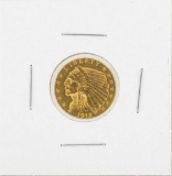 1912 $2 1-2 Indian Head Gold Coin AU