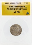1265-1283 Dirham Kaykhusraw III Coin ANACS VF35