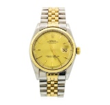 Vintage Rolex Two-Tone DateJust Wristwatch