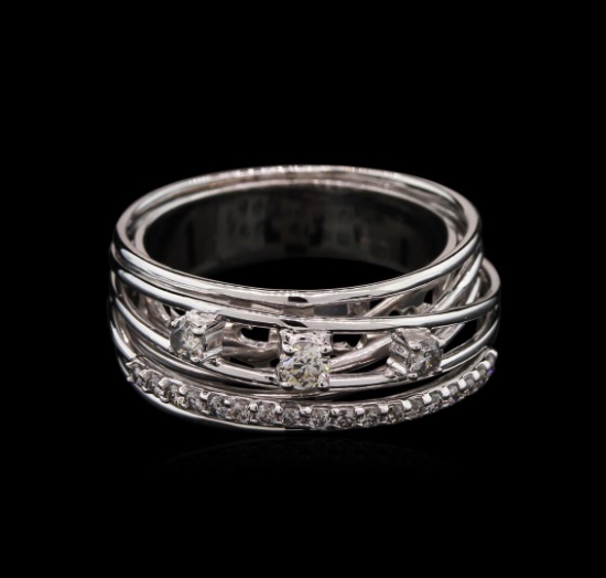 0.42 ctw Diamond Ring - 14KT White Gold