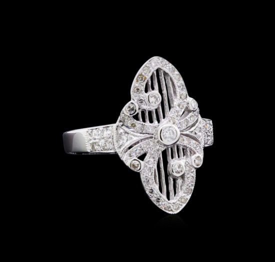 0.40 ctw Diamond Ring - 18KT White Gold