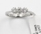 0.57 ctw Diamond Ring - 14KT White Gold