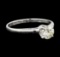 0.75 ctw Diamond Ring - 14KT White Gold