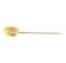 Script Stick Pin - 10KT Yellow Gold and Yellow Gold Plated