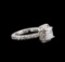 1.84 ctw Diamond Ring - 14KT White Gold