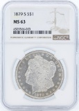 1879-S MS63 NGC Morgan Silver Dollar