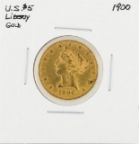 1900 $5 Liberty Head Half Eagle Gold Coin