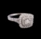 1.10 ctw Diamond Ring - 14KT White Gold