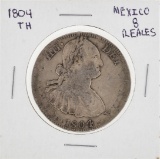 1804 TH Mexico 8 Reales Coin