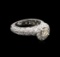 2.01 ctw Diamond Ring - 14KT White Gold