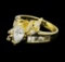 2.00 ctw Diamond Ring - 14KT Yellow Gold