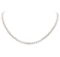 Rounded Wheat Link Chain - 18KT White Gold