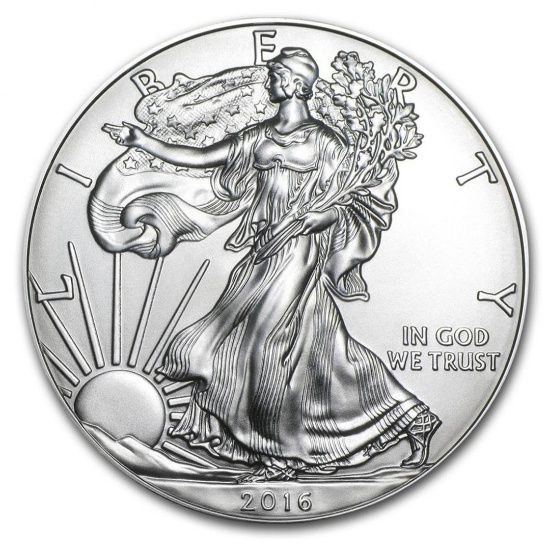 2016 Walking Liberty Silver Dollar Coin