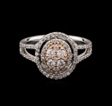 0.69 ctw Diamond Ring - 14KT Two-Tone Gold