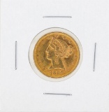 1897 $5 Liberty Gold Coin CU