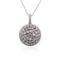 14KT White Gold 2.84 ctw Diamond Pendant With Chain