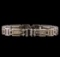 0.65 ctw Diamond Bracelet - 14KT White Gold