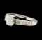 0.98 ctw Diamond Ring - 14KT White Gold