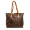 Louis Vuitton Monogram Canvas Leather Cabas Mezzo Shoulder Bag